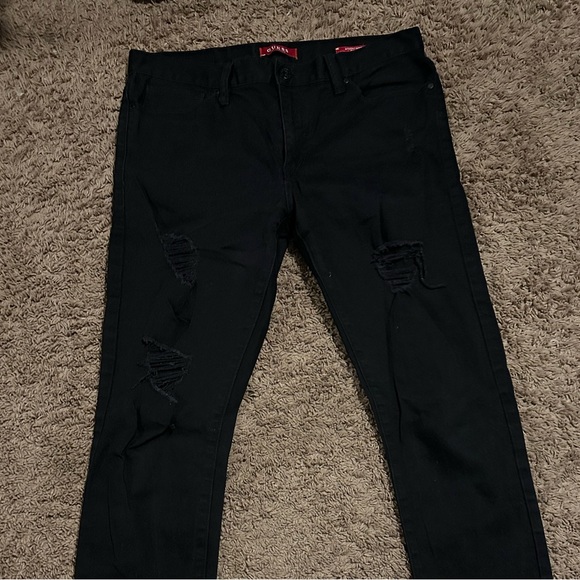 Black Ripped Guess jeans - Picture 2 of 2